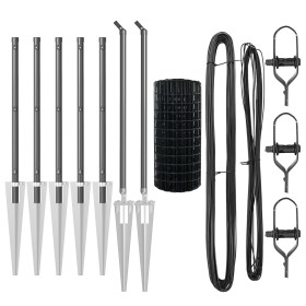 Comprar Cerca Euro de Set de 2 Gris Metal 10 x 1