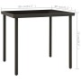 Juego de comedor para jardín 3 piezas acero de vidaXL, Conjuntos de jardín - Ref: Foro24-3073531, Precio: 174,17 €, Descuento: %