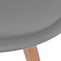 Sillas de comedor 6 unidades plástico gris en Sillas de comedor | Comprar online en Foru.es