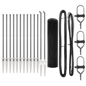 Cerca Euro de Set de 2 Gris Acero con recubrimiento en polvo de , Paneles de vallas - Ref: Foro24-3350713, Precio: 267,87 €, ...