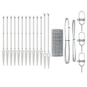 Comprar Cerco Euro con 7 postes de espiga 1x10 m