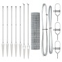 Euro Fence con 7 postes en espiga 1.4x10 m Acero galvanizado de , Paneles de vallas - Ref: Foro24-3350791, Precio: 184,26 €, ...