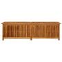 Caja de almacenaje de jardín madera maciza acacia 200x50x58 cm de vidaXL, Cajas de almacenaje para exteriores - Ref: Foro24-3...