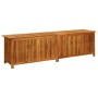 Caja de almacenaje de jardín madera maciza acacia 200x50x58 cm de vidaXL, Cajas de almacenaje para exteriores - Ref: Foro24-3...
