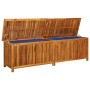 Caja de almacenaje de jardín madera maciza acacia 200x50x58 cm de vidaXL, Cajas de almacenaje para exteriores - Ref: Foro24-3...