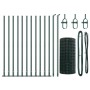 Cerca Euro de con 13 postes flangados de 0.4x25 m de acero galvanizado de , Paneles de vallas - Ref: Foro24-3350841, Precio: ...