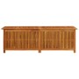 Caja de almacenaje de jardín madera maciza acacia 175x50x58 cm de vidaXL, Cajas de almacenaje para exteriores - Ref: Foro24-3...