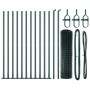 Cerca Euro  Set de 2 Verde Acero con recubrimiento en polvo | Foro24.es | Tu tienda online para hogar, jardín y más Foro24.es
