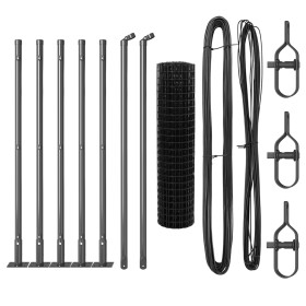 Euro Fence con 7 Postes Flangados 0.6x10 m Acero Galvanizado de , Paneles de vallas - Ref: Foro24-3350892, Precio: 83,38 €, D...