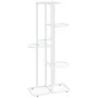Soporte de flores de 5 estantes de metal blanco 43x22x98 cm de vidaXL, Soportes para macetas - Ref: Foro24-336111, Precio: 41...