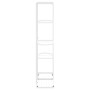 Soporte de flores de 5 estantes de metal blanco 43x22x98 cm de vidaXL, Soportes para macetas - Ref: Foro24-336111, Precio: 41...