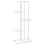 Soporte de flores de 5 estantes de metal blanco 43x22x98 cm de vidaXL, Soportes para macetas - Ref: Foro24-336111, Precio: 41...