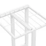 Soporte de flores de 5 estantes de metal blanco 43x22x98 cm de vidaXL, Soportes para macetas - Ref: Foro24-336111, Precio: 41...