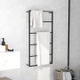 Toallero de acero negro 60x10x116 cm de vidaXL, Toalleros - Ref: Foro24-336120, Precio: 47,35 €, Descuento: %