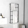 Toallero de acero negro 60x10x116 cm de vidaXL, Toalleros - Ref: Foro24-336120, Precio: 43,18 €, Descuento: %