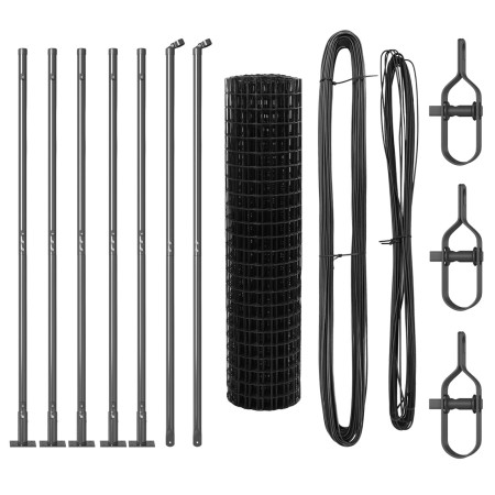 Cerca Euro de Set de 2 Gris Metal 10 x 1 m Durable Cerca de , Paneles de vallas - Ref: Foro24-3350926, Precio: 101,69 €, Desc...
