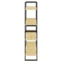 Estantería de 4 niveles madera maciza de pino 100x30x140 cm de vidaXL, Librerías y estanterías - Ref: Foro24-806482, Precio: ...