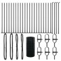 Euro Fence con 13 Postes Flangeados 0.4x50 m Acero Galvanizado | Foro24.es | Tu tienda online para hogar, jardín y más Foro24.es