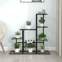 Soporte de flores negro de metal 94,5x25x88 cm de vidaXL, Soportes para macetas - Ref: Foro24-336112, Precio: 51,86 €, Descue...