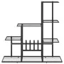Soporte de flores negro de metal 94,5x25x88 cm de vidaXL, Soportes para macetas - Ref: Foro24-336112, Precio: 51,86 €, Descue...