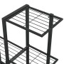 Soporte de flores negro de metal 94,5x25x88 cm de vidaXL, Soportes para macetas - Ref: Foro24-336112, Precio: 52,83 €, Descue...