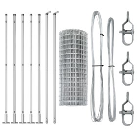 Comprar Valla Euro con 7 Poste Flangeados 1.4x10