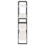 Estantería 4 niveles madera maciza de pino blanco 100x30x140 cm de vidaXL, Librerías y estanterías - Ref: Foro24-806483, Prec...