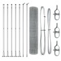 Cerca Euro de  con 7 postes flangiados 1.6x10 m de acero galvanizado | Foro24.es | Tu tienda online para hogar, jardín y más Foro24.es