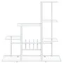 Soporte de flores de metal blanco 94,5x25x88 cm de vidaXL, Soportes para macetas - Ref: Foro24-336113, Precio: 48,94 €, Descu...