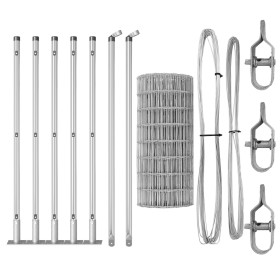 Comprar Cerca Euro con 7 postes flanchados 0.4x10