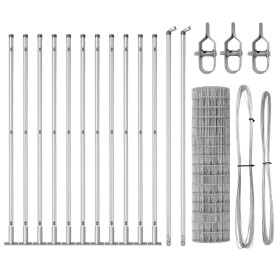 Comprar Cerca Euro con 13 postes flangiados 1x25