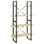 Estantería de 4 niveles madera maciza de pino 80x30x140 cm de vidaXL, Librerías y estanterías - Ref: Foro24-806462, Precio: 6...