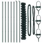Valla de Cadena con 7 Postes 1.6x10 m Acero Galvanizado Verde | Foro24.es | Tu tienda online para hogar, jardín y más Foro24.es