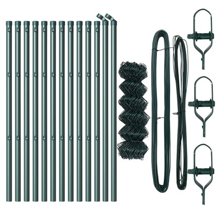 Cerca de Cadena Set de 2 Verde Metal 0.8 x 25 m Duradera de , Paneles de vallas - Ref: Foro24-3351088, Precio: 138,93 €, Desc...