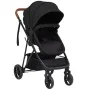 Cochecito de bebé 3 en 1 de acero gris antracita y negro de vidaXL, Cochecitos de bebé - Ref: Foro24-10330, Precio: 267,36 €,...
