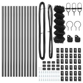 Comprar Cerca de Malla Gris Set de 2 Gris Acero