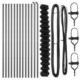 Comprar Cerca de Malla de Cadena Set de 2 Gris