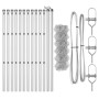 Cerca de Malla  con 13 Posts 0.4x25 m Acero Galvanizado | Foro24.es | Tu tienda online para hogar, jardín y más Foro24.es