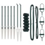 Cerca de Cadena con 7 Postes de Espiga 0.6x10 m Acero Galvanizado de , Paneles de vallas - Ref: Foro24-3351155, Precio: 109,0...