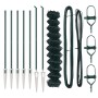 Cerca de eslabones de cadena con 7 postes de espiga 1x10 m de acero galvanizado | Foro24.es | Tu tienda online para hogar, jardín y más Foro24.es