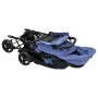 Carrito para gemelos tandem de acero azul marino de vidaXL, Cochecitos de bebé - Ref: Foro24-10350, Precio: 215,73 €, Descuen...