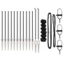 Cerca de eslabones de cadena  con 13 postes en espiga 0.6x25 m Acero galvanizado | Foro24.es | Tu tienda online para hogar, jardín y más Foro24.es