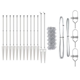 Cerca de Eslabones de Cadena Juego de 2 Acero Galvanizado de , Paneles de vallas - Ref: Foro24-3351223, Precio: 191,22 €, Des...