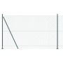 Cerca de Malla  con 7 Postes Flanchados 1.4x10 m de Acero Galvanizado | Foro24.es | Tu tienda online para hogar, jardín y más Foro24.es