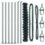 Cerca de Malla  con 7 postes acanalados 1.6x10 m Acero Galvanizado | Foro24.es | Tu tienda online para hogar, jardín y más Foro24.es