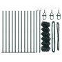Cerca de eslabones de cadena  con 13 postes de brida 0.4x25 m Acero galvanizado | Foro24.es | Tu tienda online para hogar, jardín y más Foro24.es