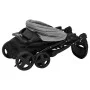 Carrito de bebés 3 en 1 de acero gris claro y negro de vidaXL, Cochecitos de bebé - Ref: Foro24-10389, Precio: 227,23 €, Desc...