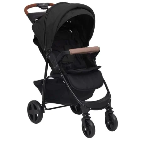 Cochecito de bebé 2 en 1 de acero gris antracita de vidaXL, Cochecitos de bebé - Ref: Foro24-10372, Precio: 136,14 €, Descuen...