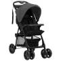 Carrito de bebés 2 en 1 de acero gris oscuro y negro de vidaXL, Cochecitos de bebé - Ref: Foro24-10384, Precio: 122,10 €, Des...