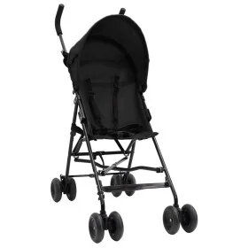Silla de paseo de bebé acero antracita y negro de vidaXL, Cochecitos de bebé - Ref: Foro24-10396, Precio: 74,12 €, Descuento: %